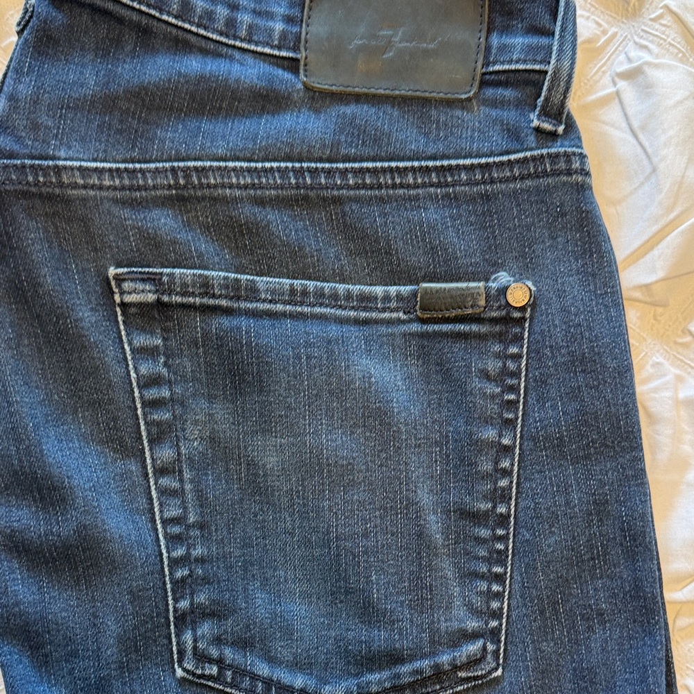 7 For All Mankind Dark Blue Jeans